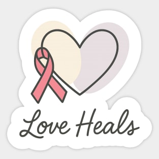 Love Heals Sticker